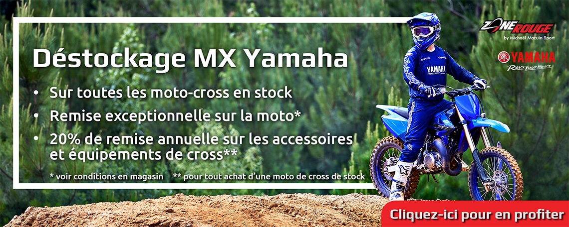 Conditions salon sur Yamaha chez Zone Rouge