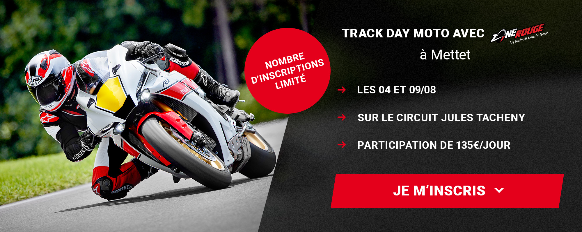 Track Day Moto avec Zone Rouge