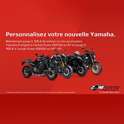 Profitez de remises sur les pièces d'origine à l’achat d’une moto